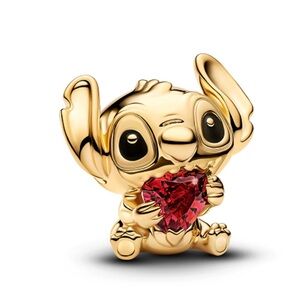 Disney Stitch Heart Charm